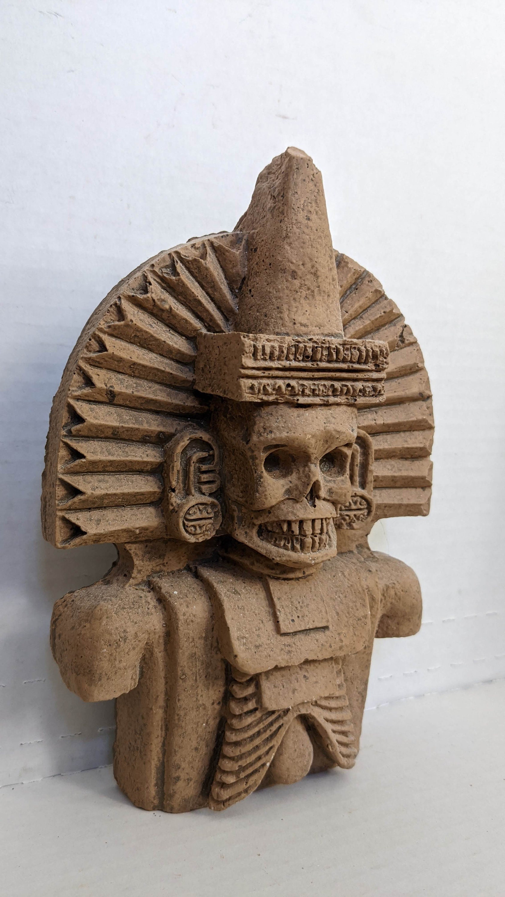 Aztec Mayan Day of the Dead Skeleton Mexican Folk Lore Vintage God of Death  Figure 8 Sculpture Www.neo-mfg.com Home Decor - Etsy