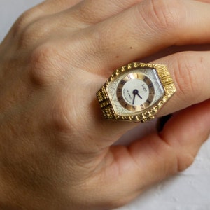 Watch Ring "Luch" , Ring watch