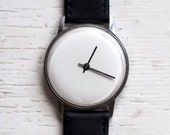 Soviet watch Russian watch Mens Watch Vintage Watch Mechanical watch - white watch face - classic watch- USSR Vintage quot Pobeda quot