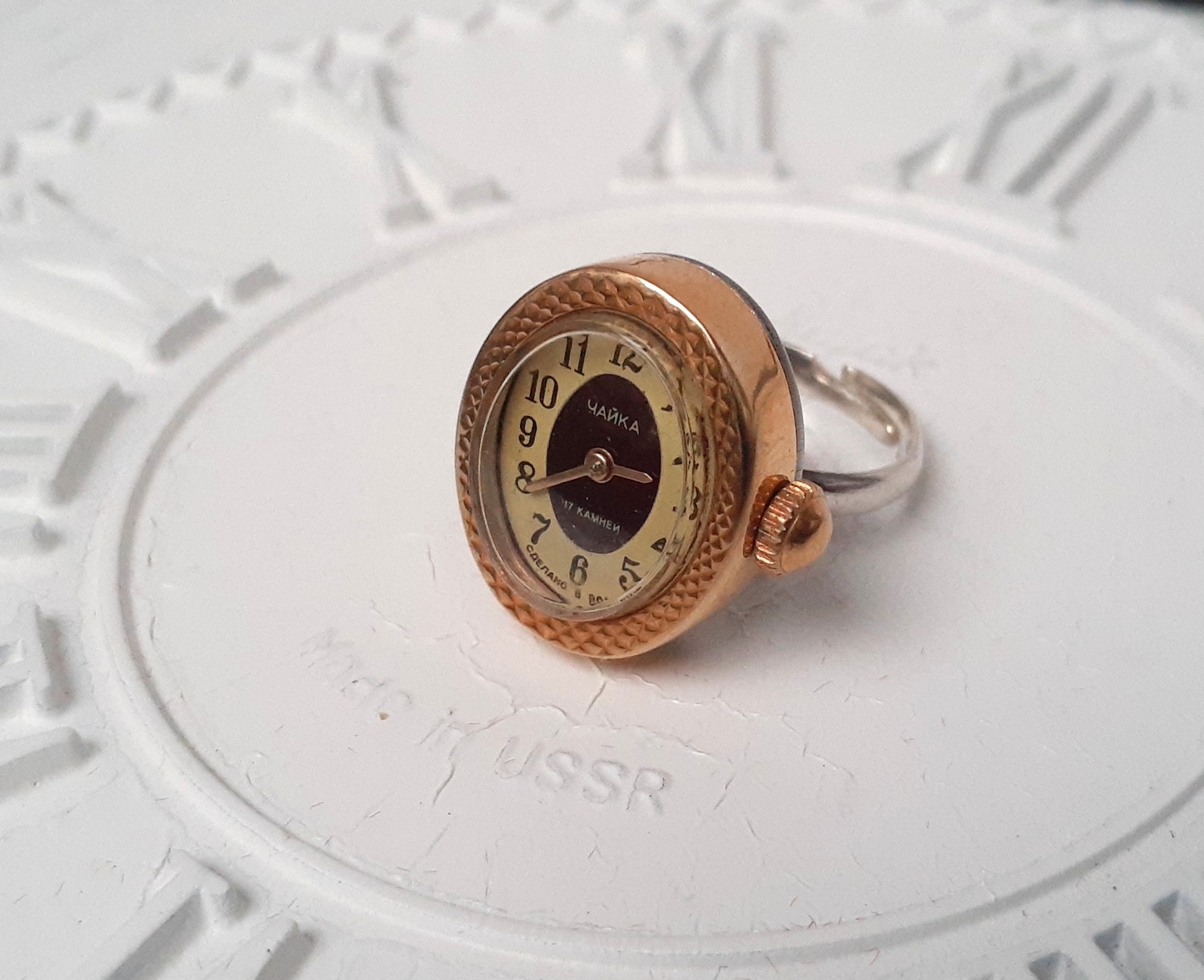 Vintage Ring Watch gold Ring Watch soviet Watch russian Etsy