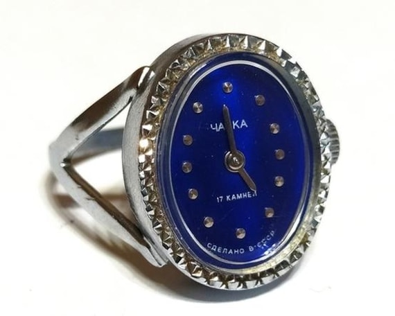 Ring Gold Uhren Ring Damen Vintage Ring Uhr ,Gold Ring Uhr