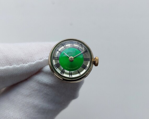 Ring watch "Chaika", Soviet watch, vintage ring w… - image 2