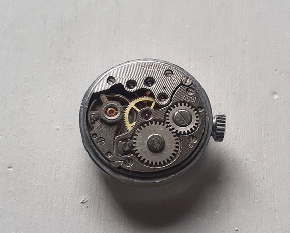 Vintage Mechanical Ring Watch, Steampunk Style, A… - image 7