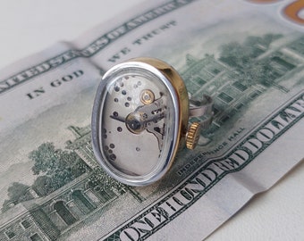 Skelethorloge, steampunk-ringhorloge, Sovjet-horloge, ringhorloge, horlogering;