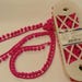 On Sale---6 .5+ yd Pom Pom Ball Fringe | 3/8th inch hot pink | Baby Pom Pom Fringe | Ships Free