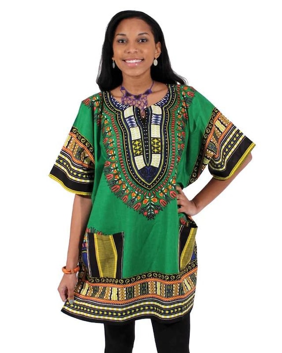 African Print Dashiki Plus Size