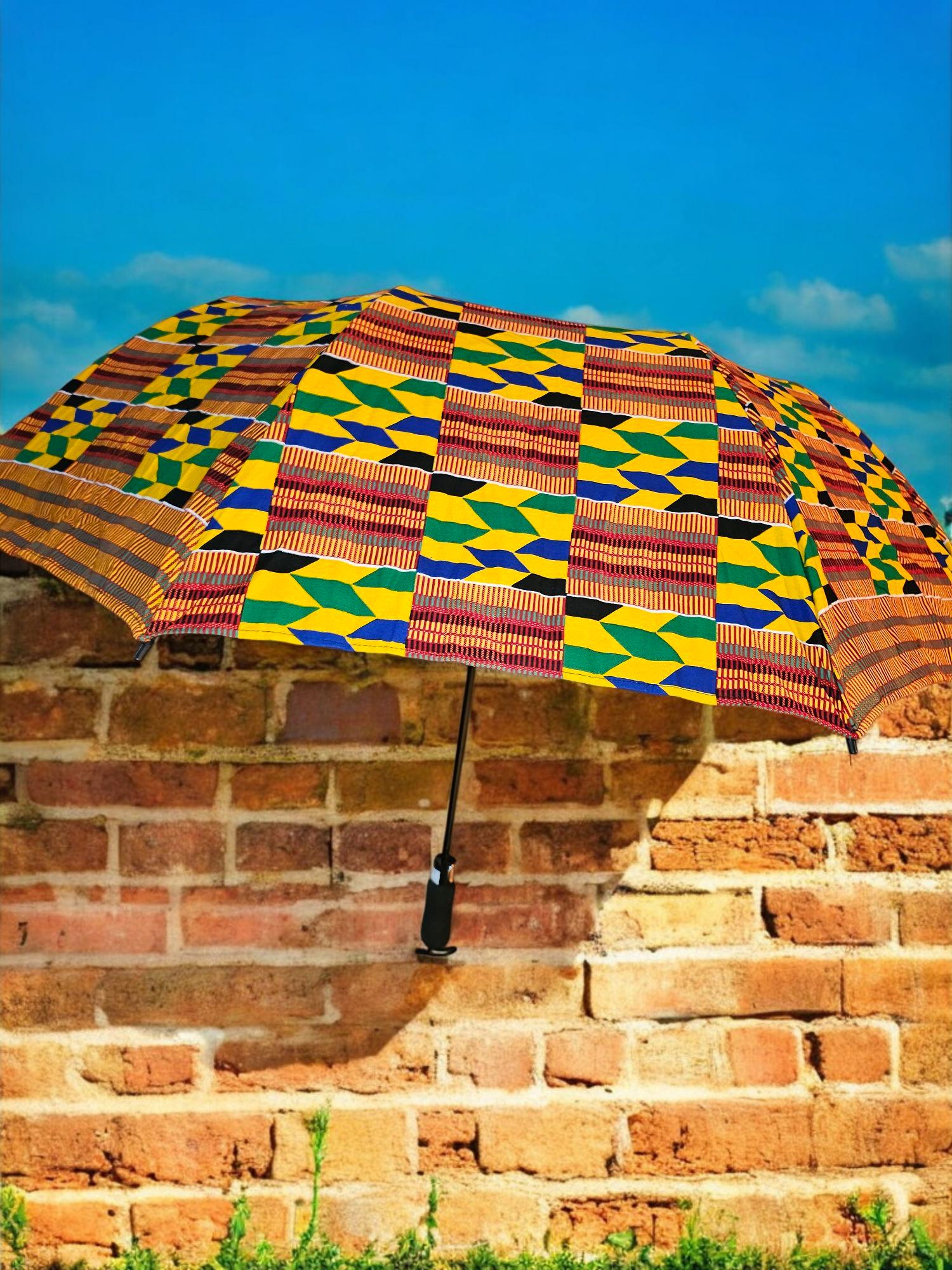 African Kente Print Umbrella - Etsy