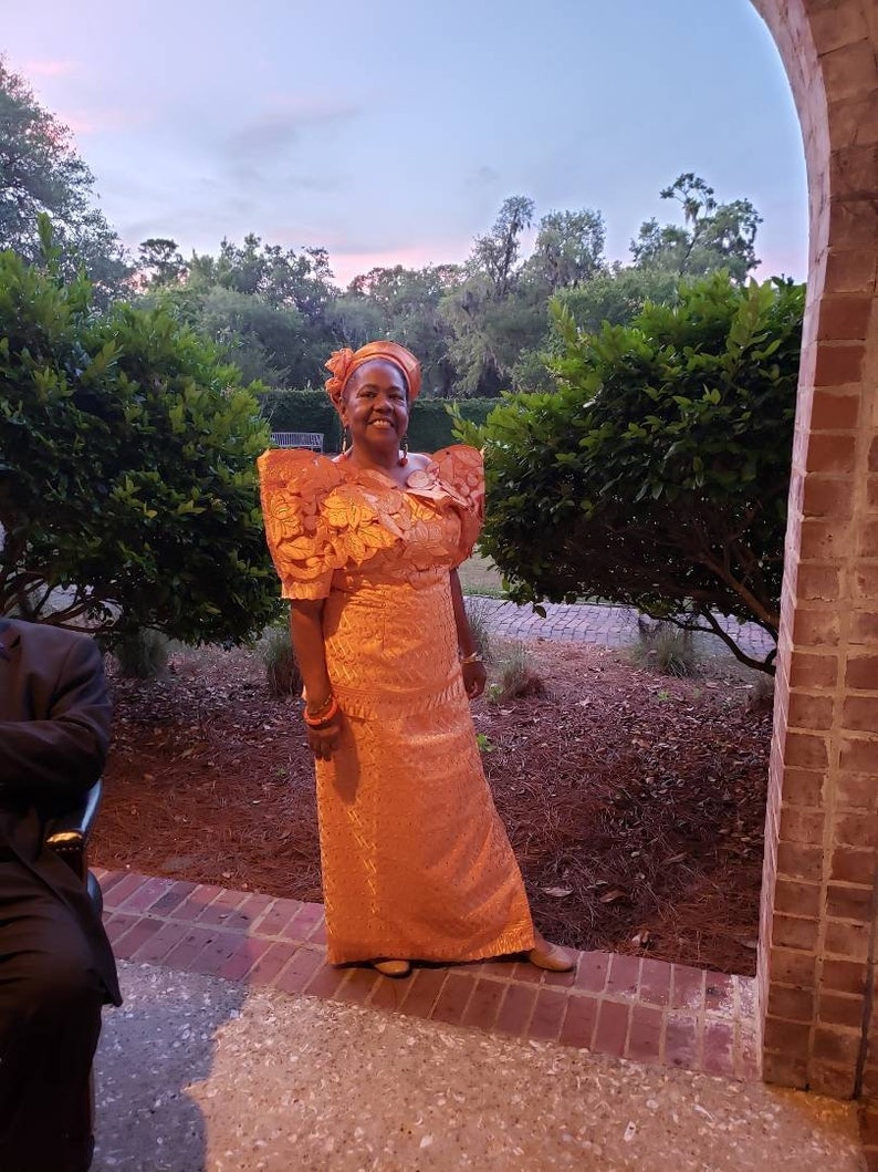 African Butterfly Lace Outfit