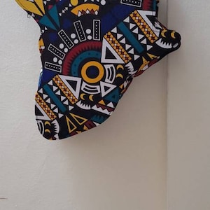Africa Shaped Front or Backpack Purse