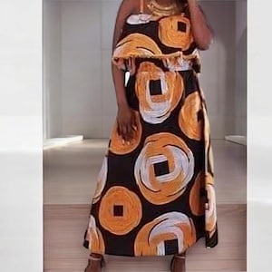 African Print Sun Dress
