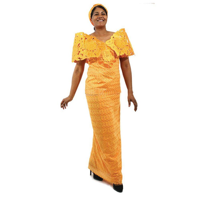 African Butterfly Lace Outfit