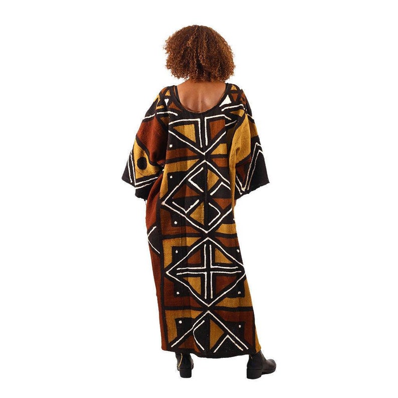 African Mud Cloth Dress Etsy