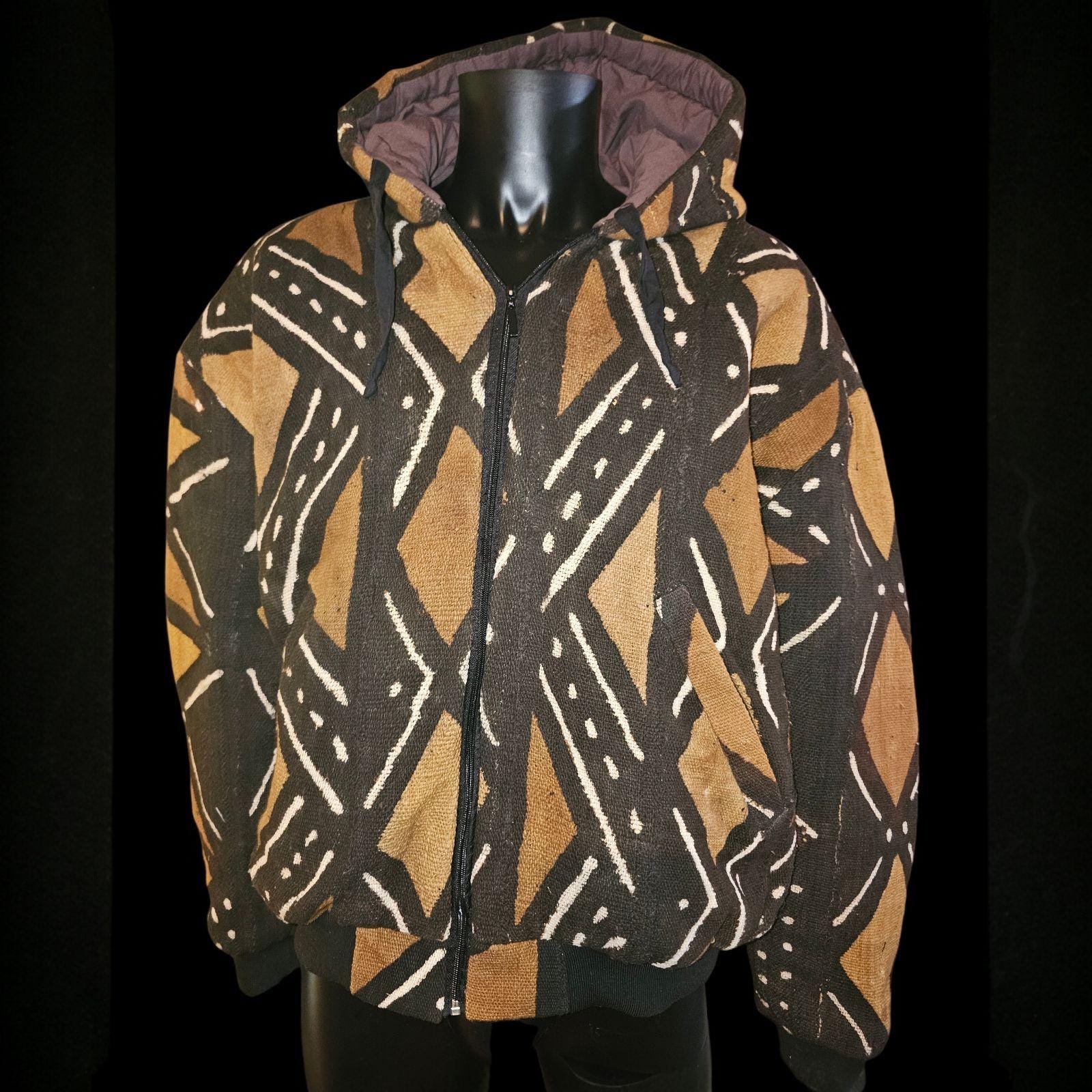 African Mudcloth Jacket - Etsy