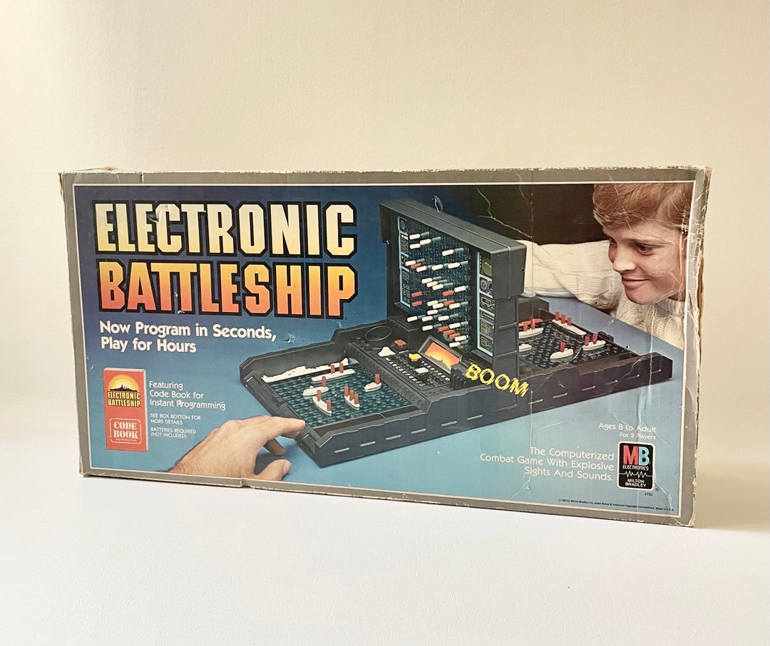 Vintage 1982 Electronic Battleship Game Etsy