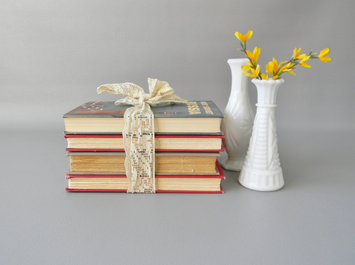 Decorative Book Collection of Four Etsy