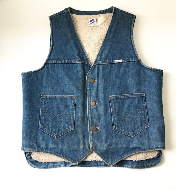 wrangler sherpa vest