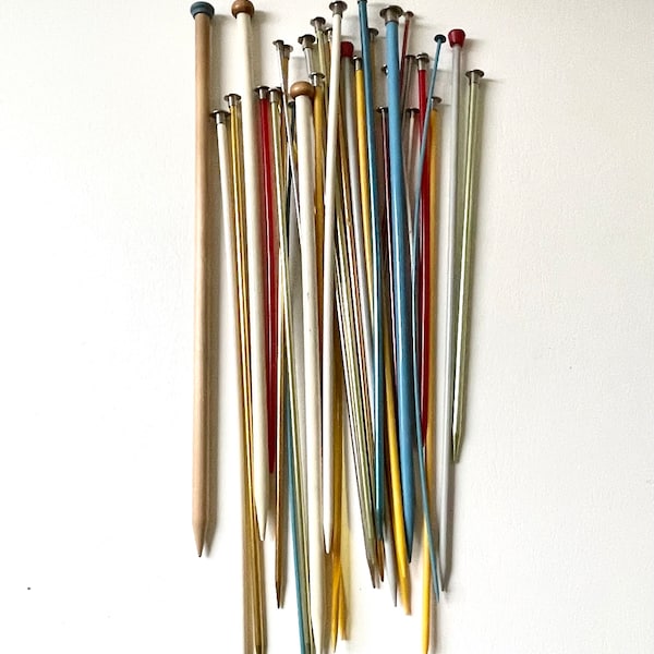 Vintage Set of Knitting Needles