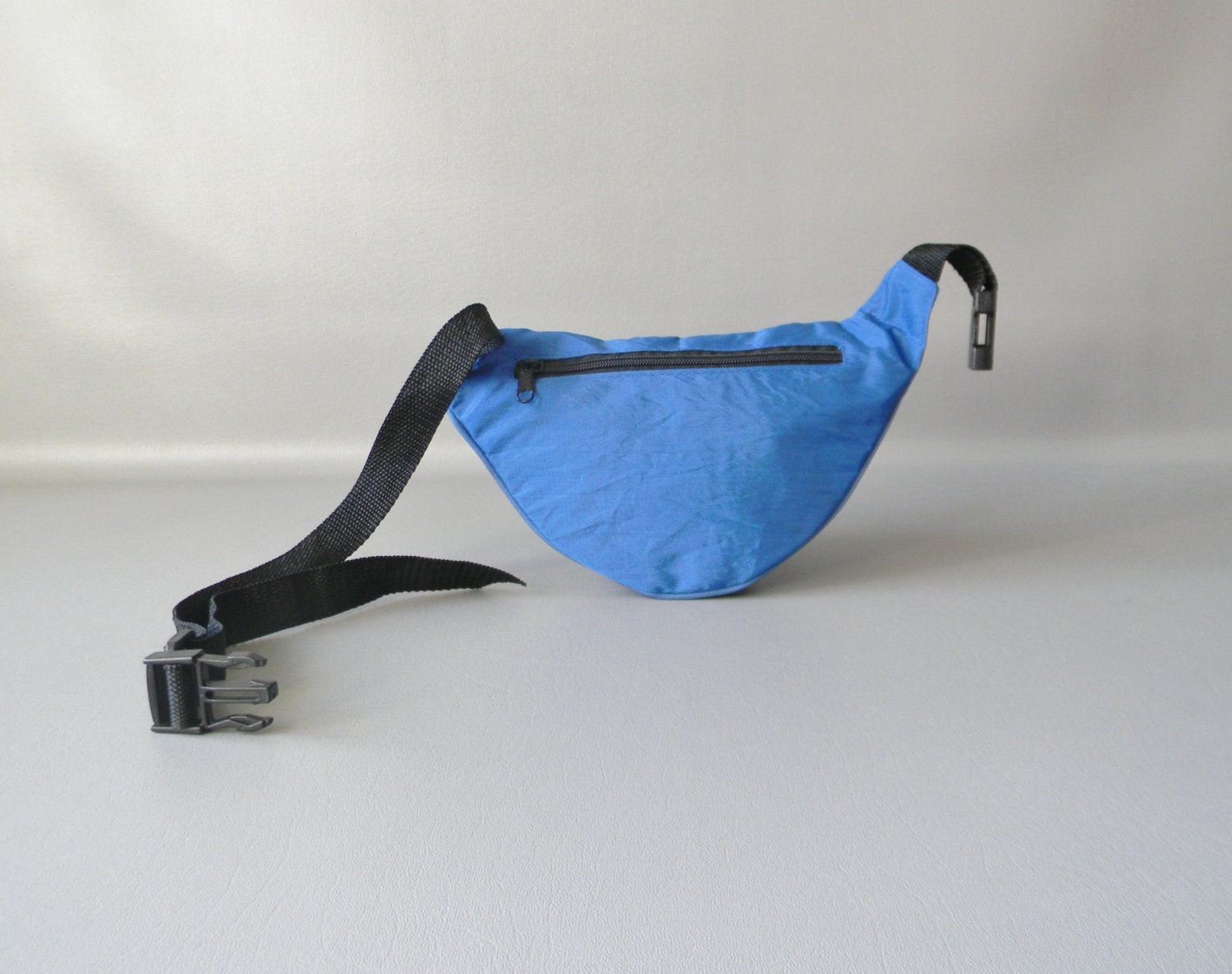 Vintage Blue Waist Belt Fanny Pack Etsy
