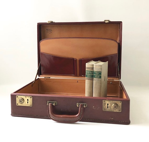 vintage hard briefcase