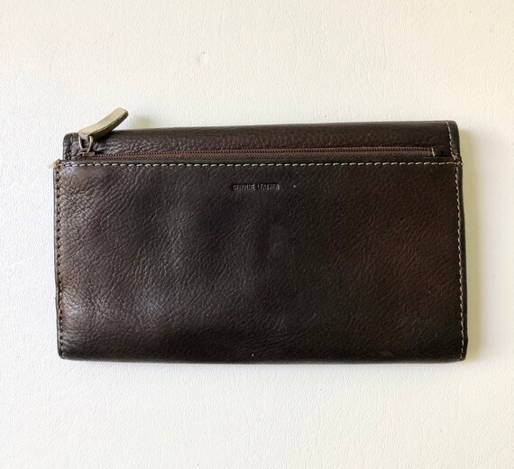 Brown Leather Fossil Wallet - image 2