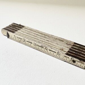 Vintage White Expandable Ruler - Etsy
