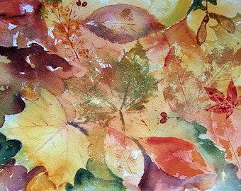 Autumn Jewels - Original Watercolour