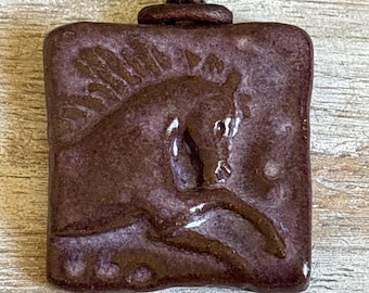 Horse pendant necklace, Horse gifts for equestrians, Handmade horse pendant necklace, adjustable necklace, gifts for horse lovers, horse