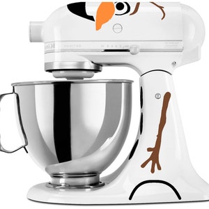 Snowman Decal Kit for your Kitchen Stand Mixer. Do You Wanna Build A Snowman?