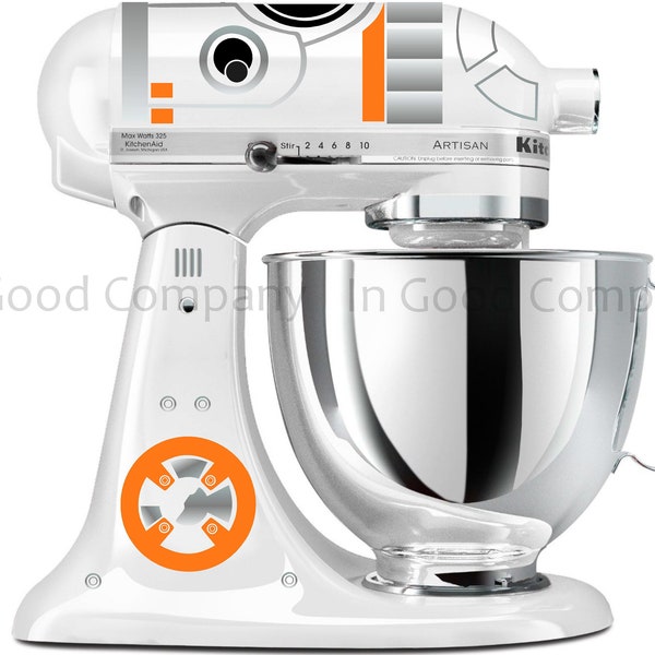 Droid Decal Kit for your Kitchen Stand Mixer - May the Force “Beat” with You”
