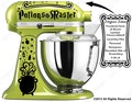 Potions Master Decal Kit - YOUR COLOR CHOICE - for your Kitchen Stand Mixer - with Potion Recipe Card, Love Potion, and Svelte Witch Options