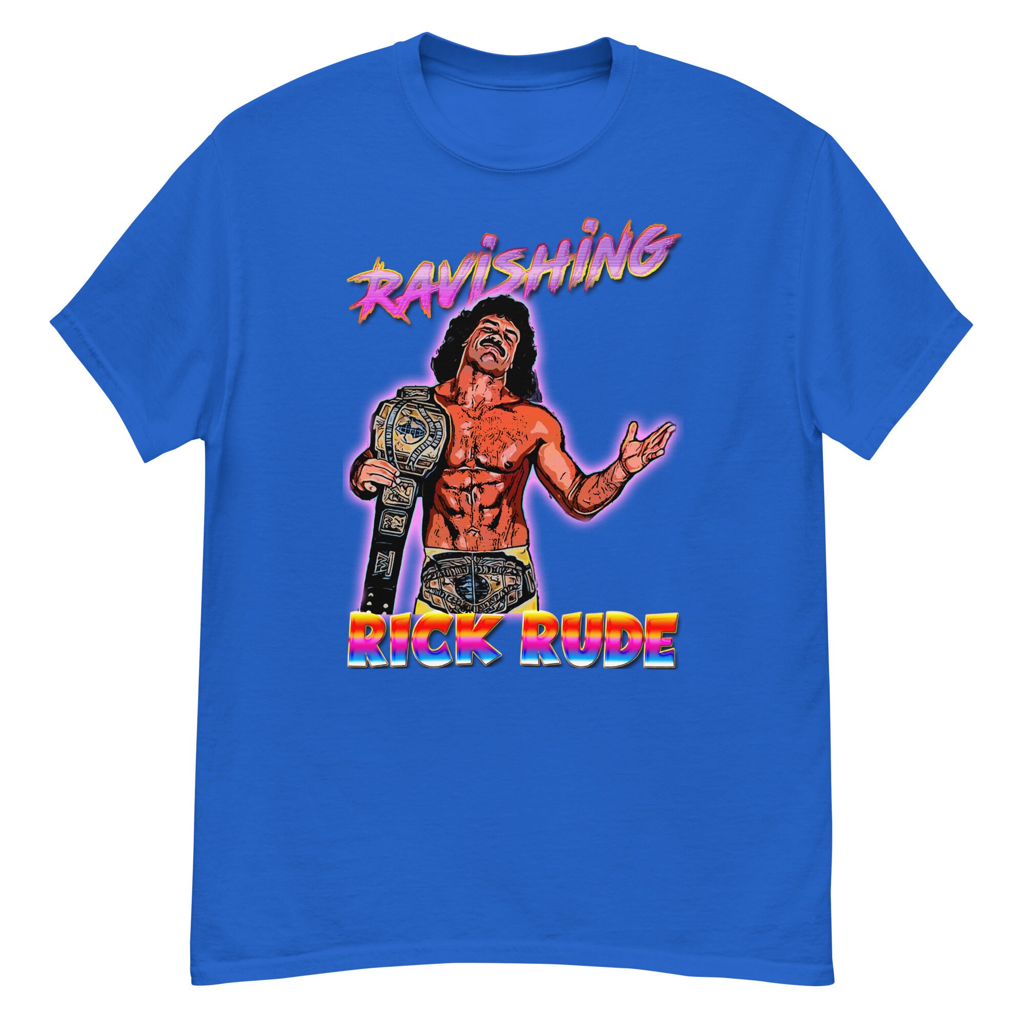 Discover Ravishing Rick Rude tshirt 80s wrestling tee