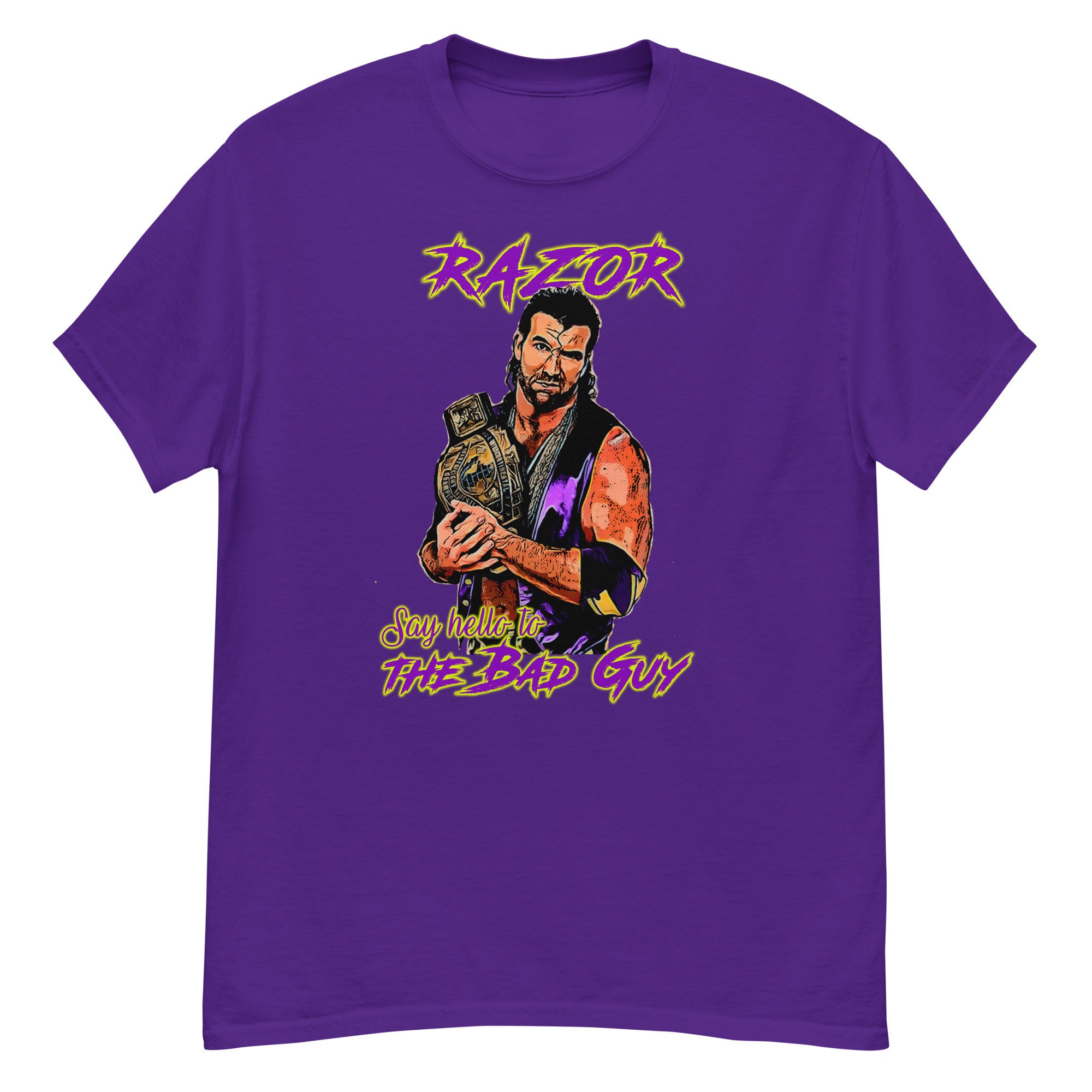 Discover razor ramon tshirt 80s wrestling tee