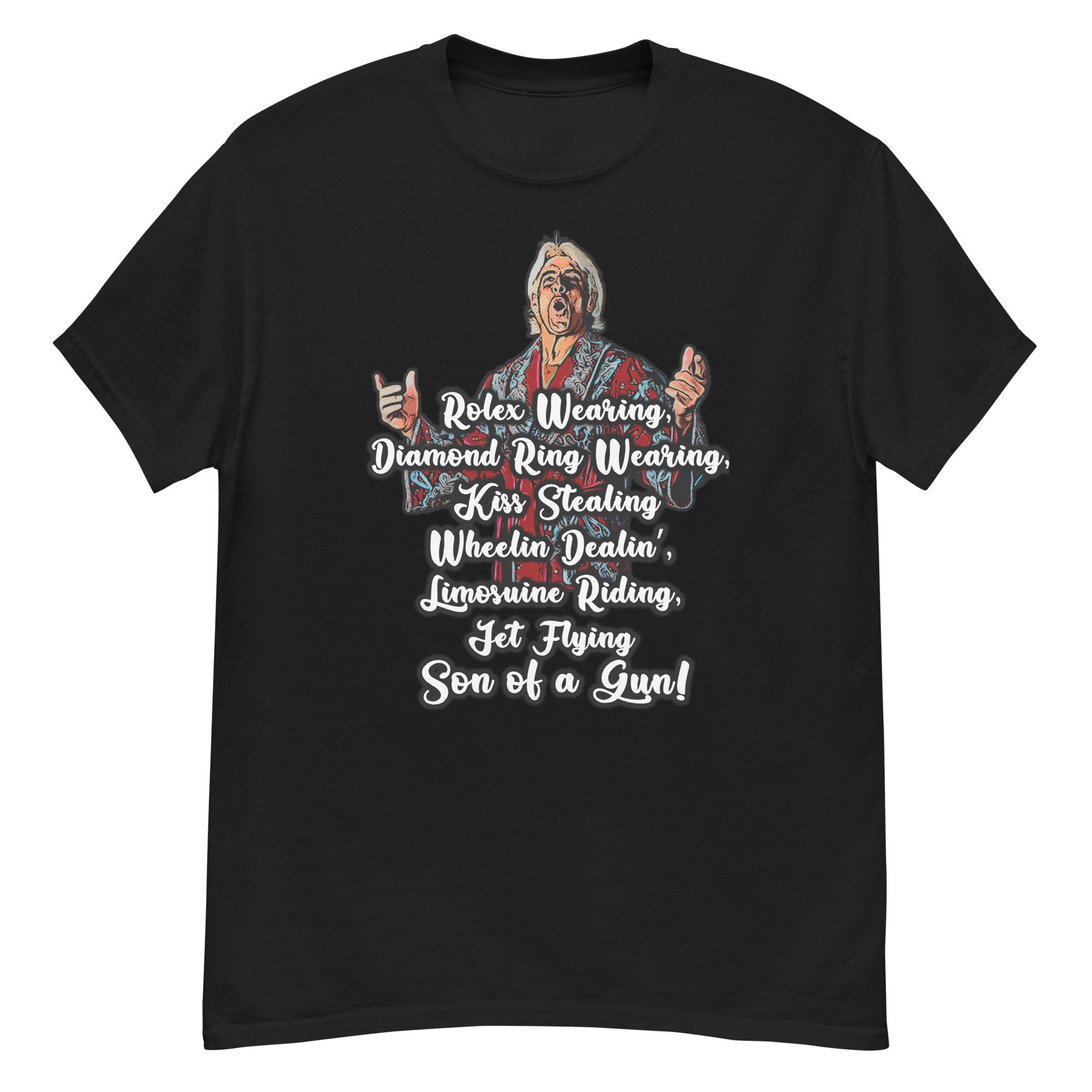 Discover Ric flair tshirt 80s wrestling tee
