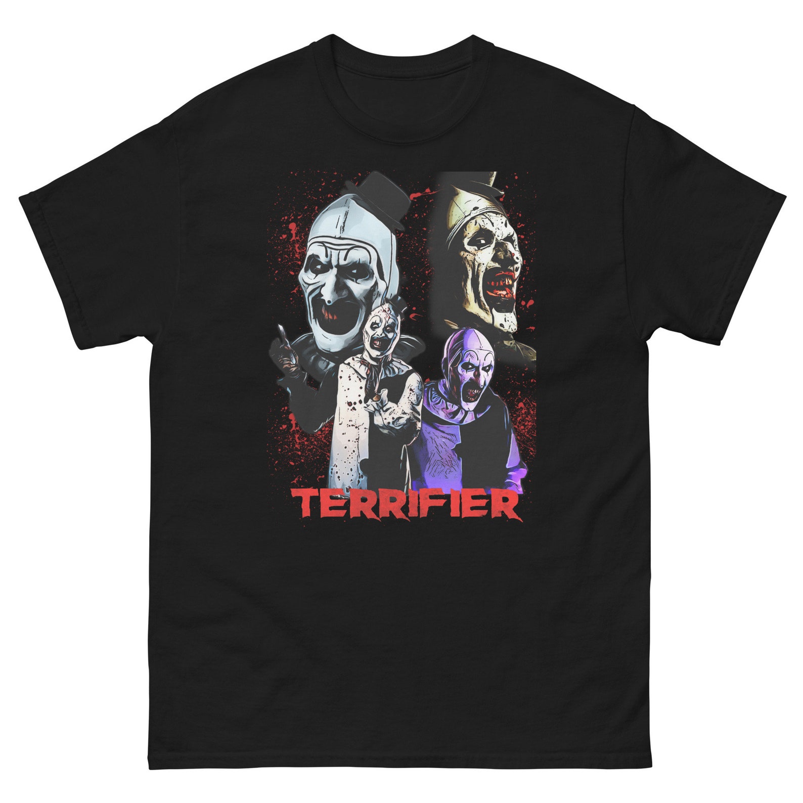 The Terrifier Tshirt Art the Clown Horror Tee Etsy Australia