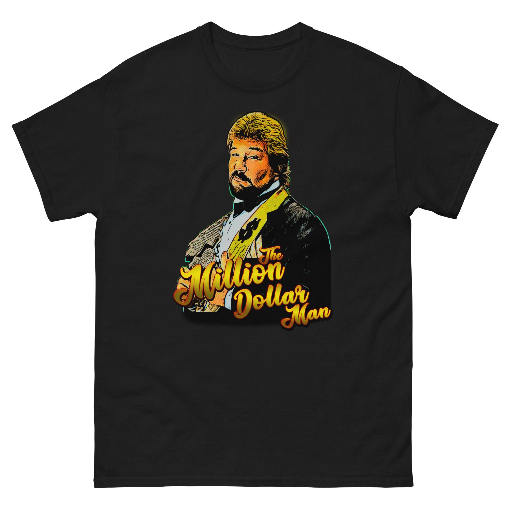 Million dollar man ted dibiase classic tee 90s wrestling shirt