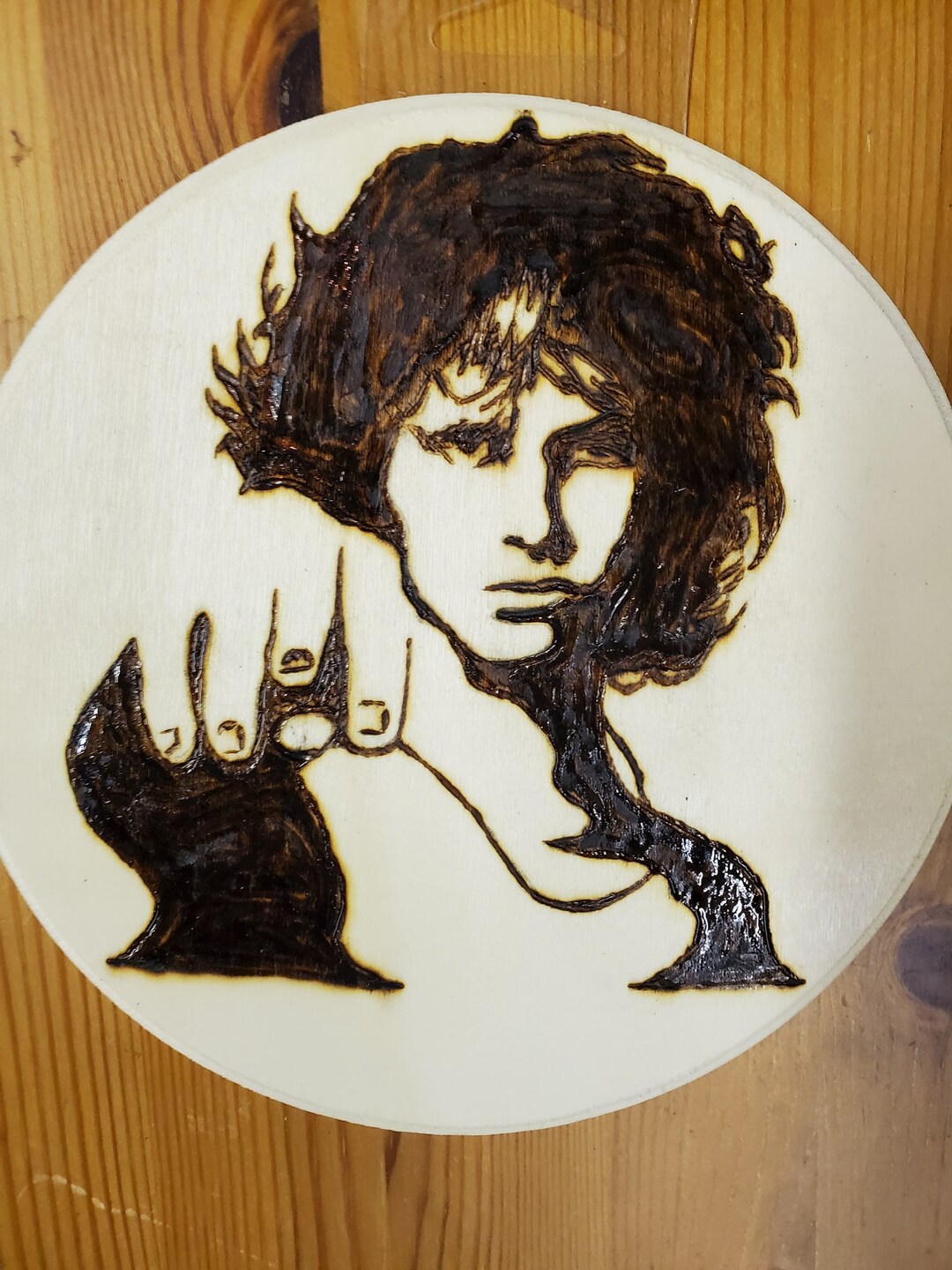 Jim Morrison the Doors Wall Art Movie Art Pyrography Wood Etsy