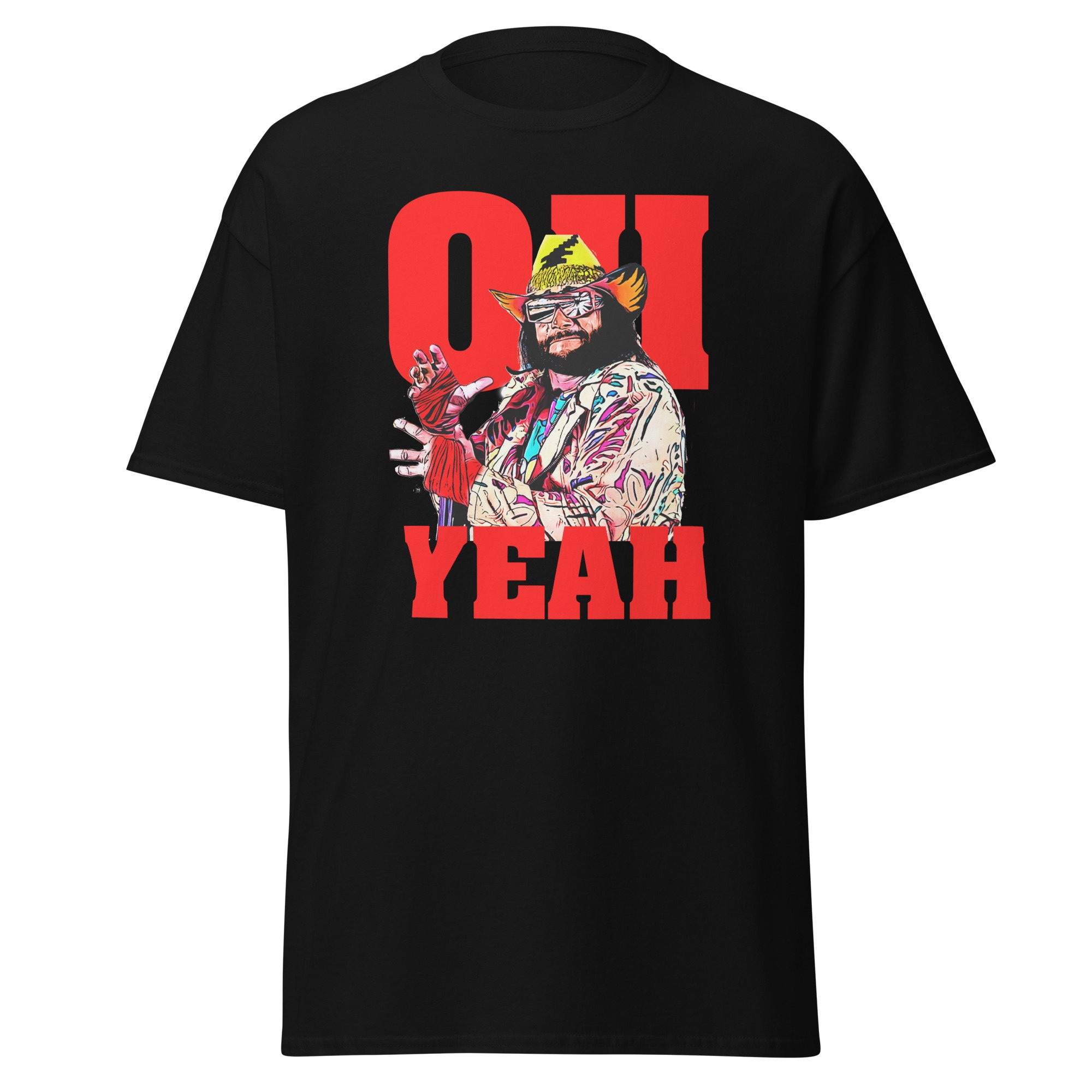 Discover Wrestling Tshirt macho man - Oh yeah tee