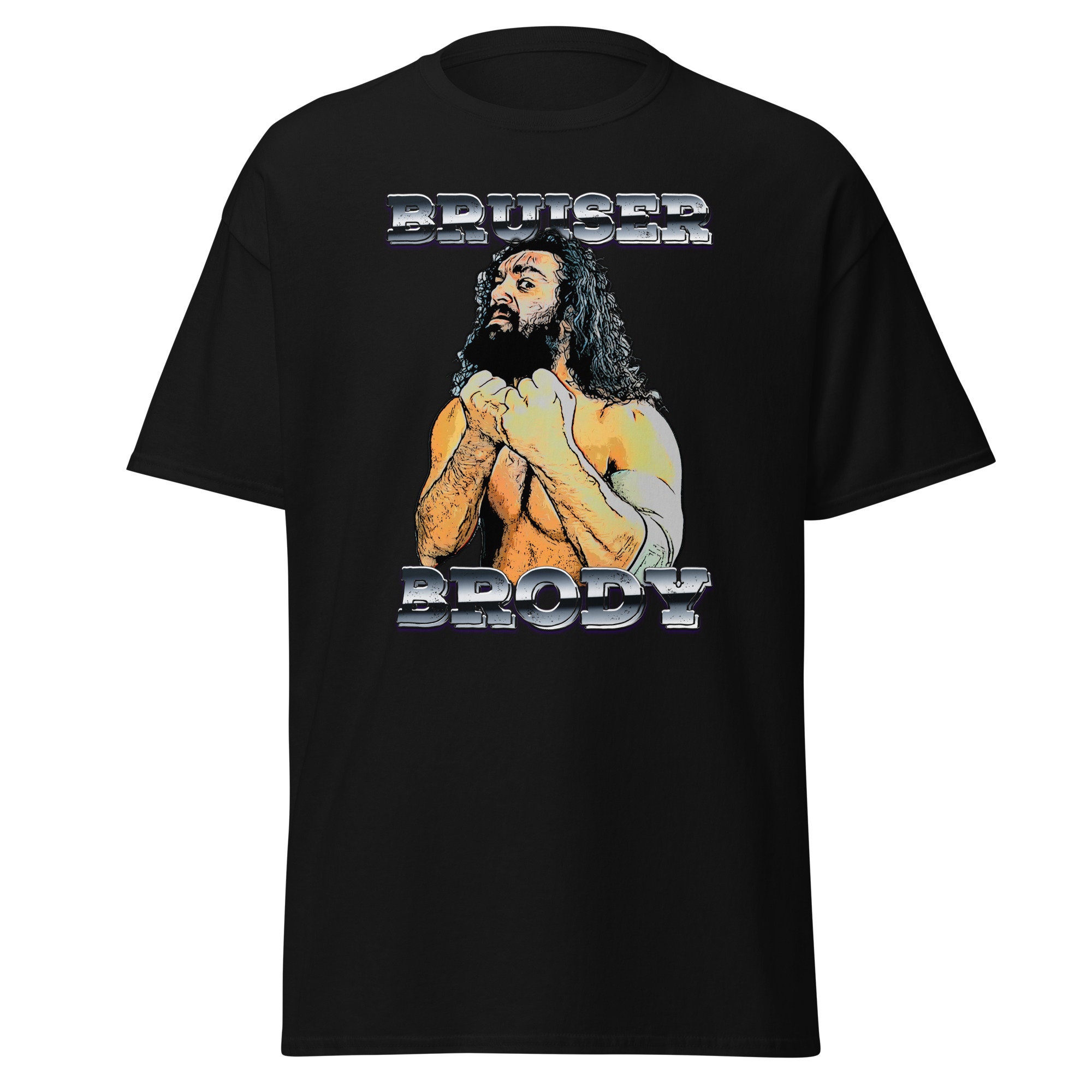 Discover Bruiser Brody classic tee 80s wrestling tee shirt