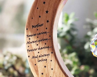 Mother's Day Gift - suncatcher - personalised mom gift - Irish wooden gift for mum - Grandma gift