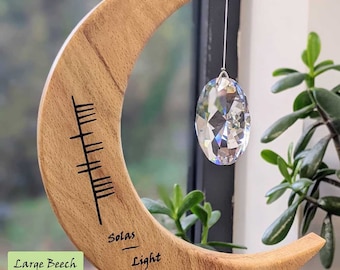 Light - Ogham inspired Suncatcher, inspiration, hope, sunlight