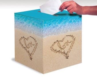Beach Theme Card Box Etsy