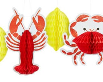 Backyard clambake decorations