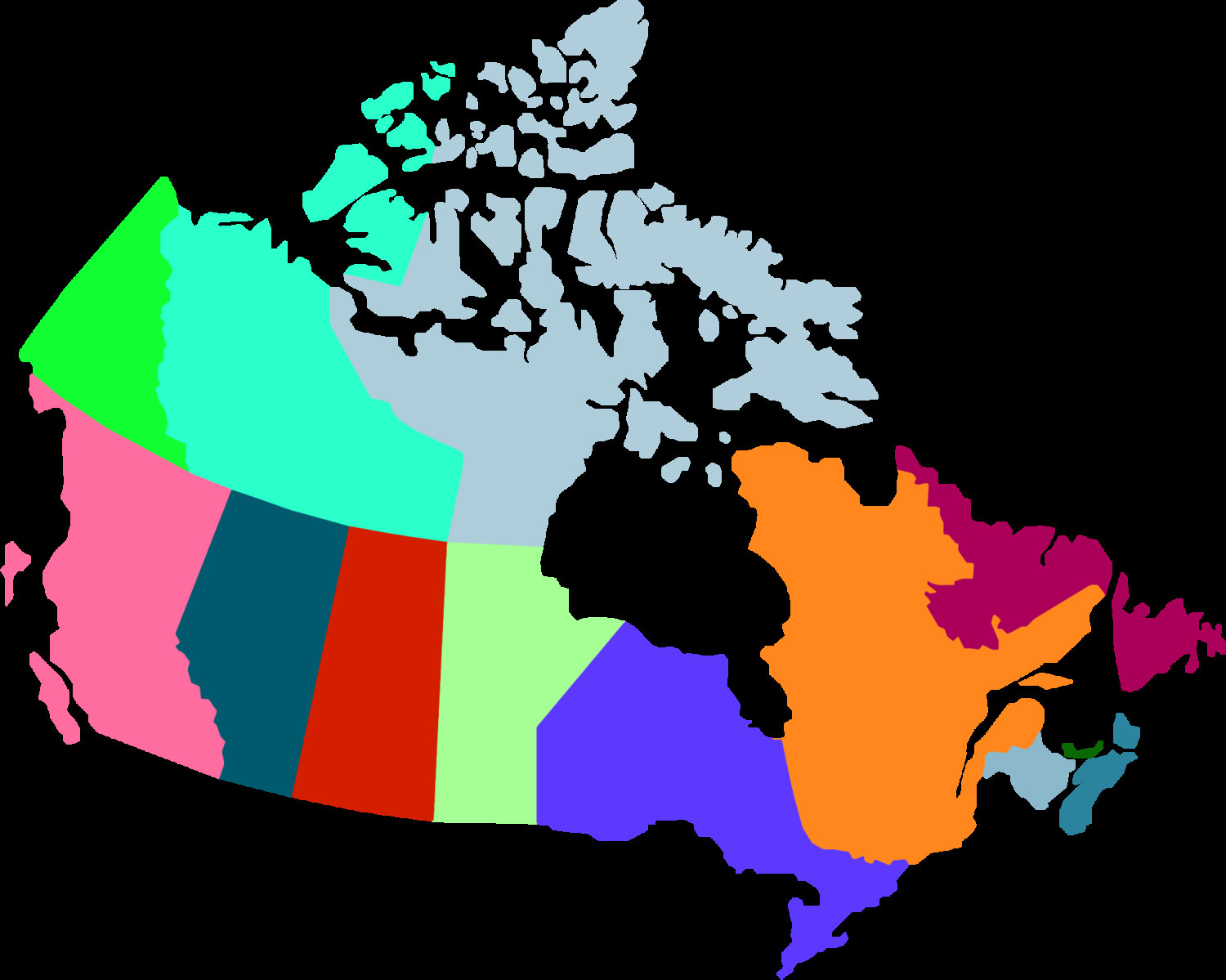 Map Of Canada Without Names – Get Map Update