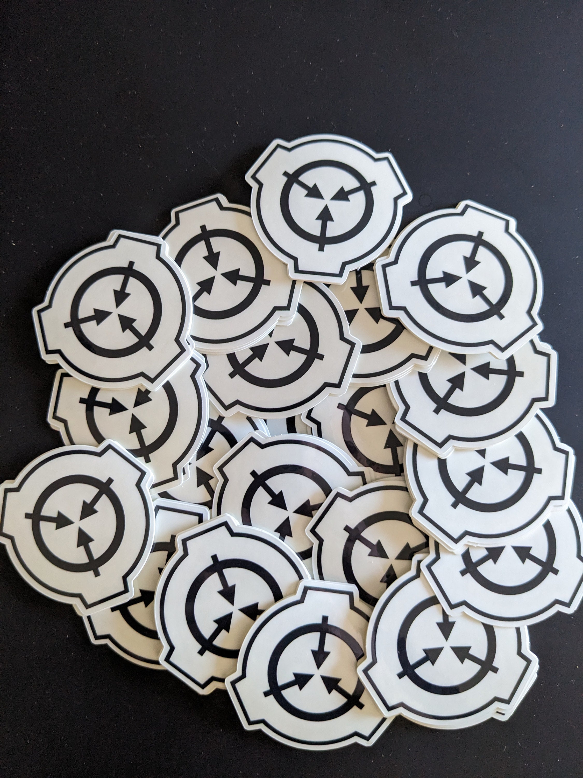 SCP Logo Black 3-inch Die-cut Sticker 