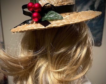Pioneer Doll Hat -Perfect Addition to Summer Outfits for Kirsten and Addy handmade doll hat iconic pioneer style doll hat Kirsten summer hat
