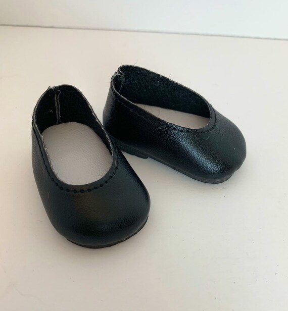 Brown Matte Flats for Wellie Wisher Dolls 14.5 Inch Doll Shoes