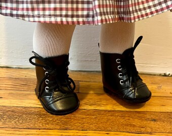 Historical Doll Footwear Inspired by Kirsten, Addy, and Samantha boots for 18 Inch American Girl Dolls - lace-up period boots fits 18&quot; dolls