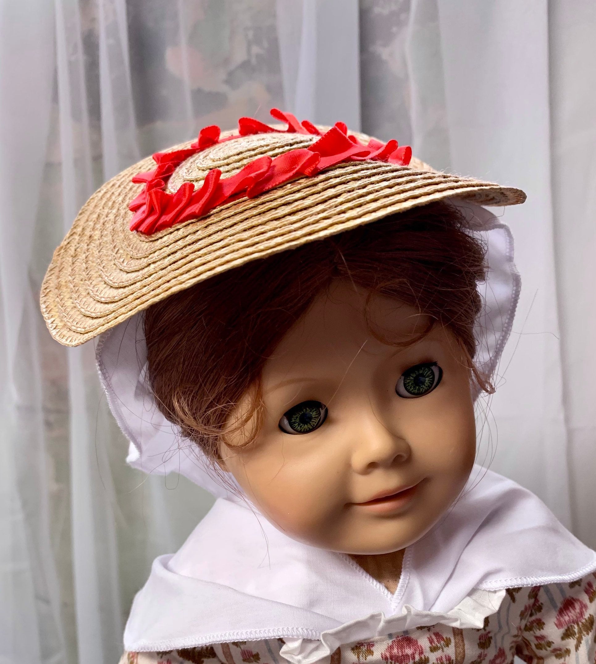 18 Doll Hat for American Girl Colonial Doll Hat for 18 Inch Doll Like Felicity Elizabeth Williamsburg Doll Hat Mob Cap Etsy