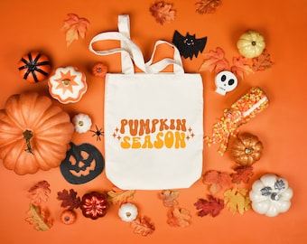 Autumn Tote Bag, Pumpkin bag, Fall Tote, Pumpkin Tote, Fall Gift, Reusable bag