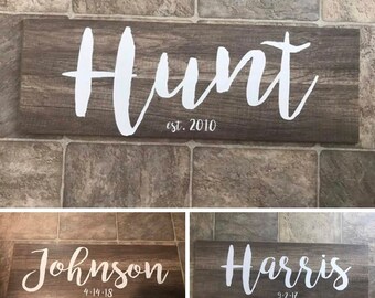 Anpassbare Holzschilder